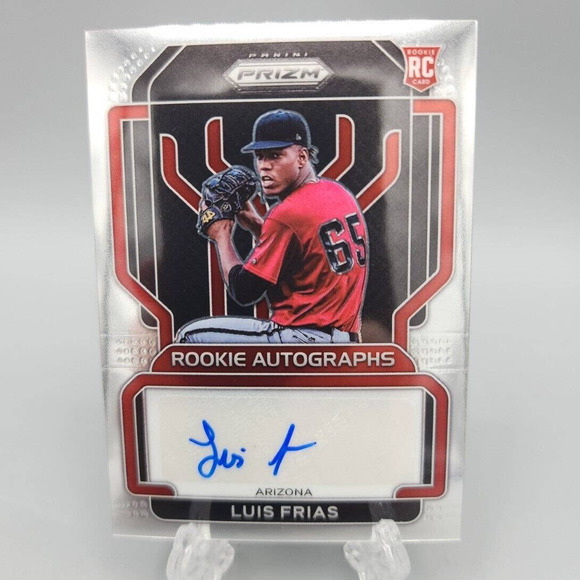 Luis Frias Arizona Diamondbacks 2022 Panini Prizm Rookie Autographed RC #RA-LF - Picture 1 of 6